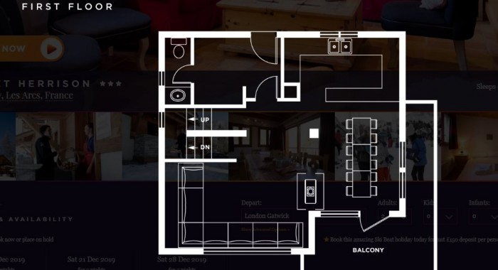 Chalet Herrison, Les Arcs: Plan Peisey ski chalet, image 7